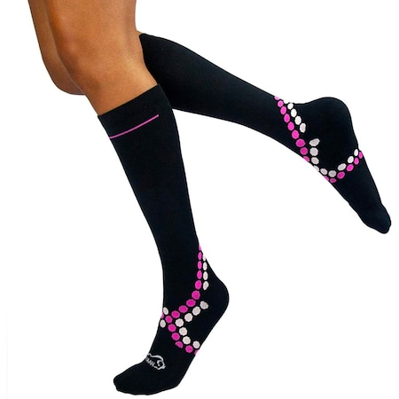 Zayaan Health Spec X Sports Compression Socks, Pink, PR BLZH-CSSP-V-2P